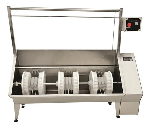 Lavador De Botas Automático Com 03 Escovas Carreteis