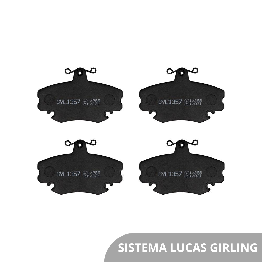 Pastilha de Freio Syl 1357 Renault Logan/Clio/Megane/Sandero/Twingo/R19/Express/Symbol