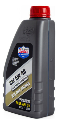 Óleo Lubrificante De Motor 100% Sintético Sae 5w40 Api Sn +