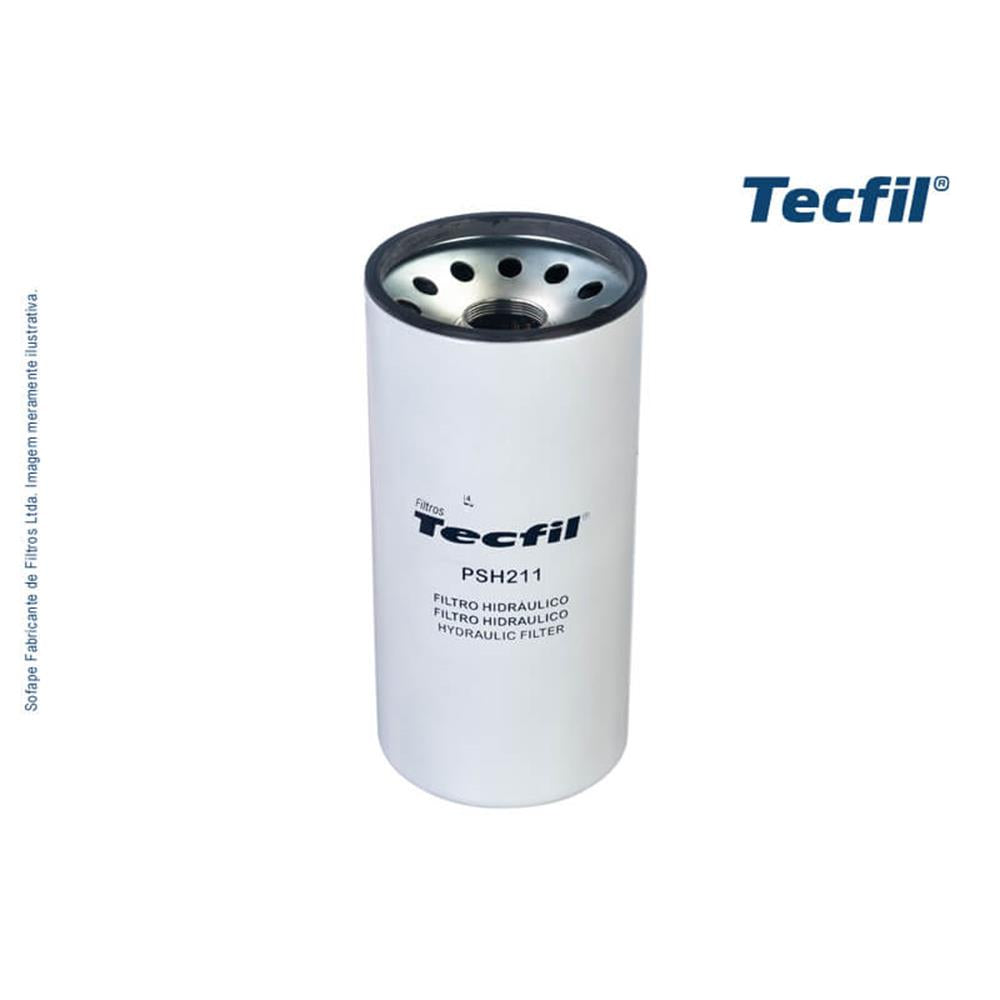 Filtro Hidráulico Tecfil PSH211 Case 580H, Case Ih 2470, Massey Ferguson MF 6360 4X4/MF 6350 4X4/MF 660 4X4/MF 650 4X4