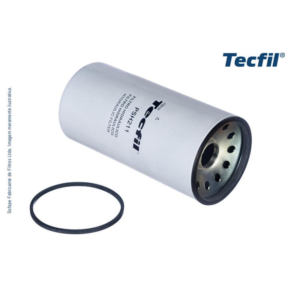 Filtro Hidráulico Tecfil PSH211 Case 580H, Case Ih 2470, Massey Ferguson MF 6360 4X4/MF 6350 4X4/MF 660 4X4/MF 650 4X4