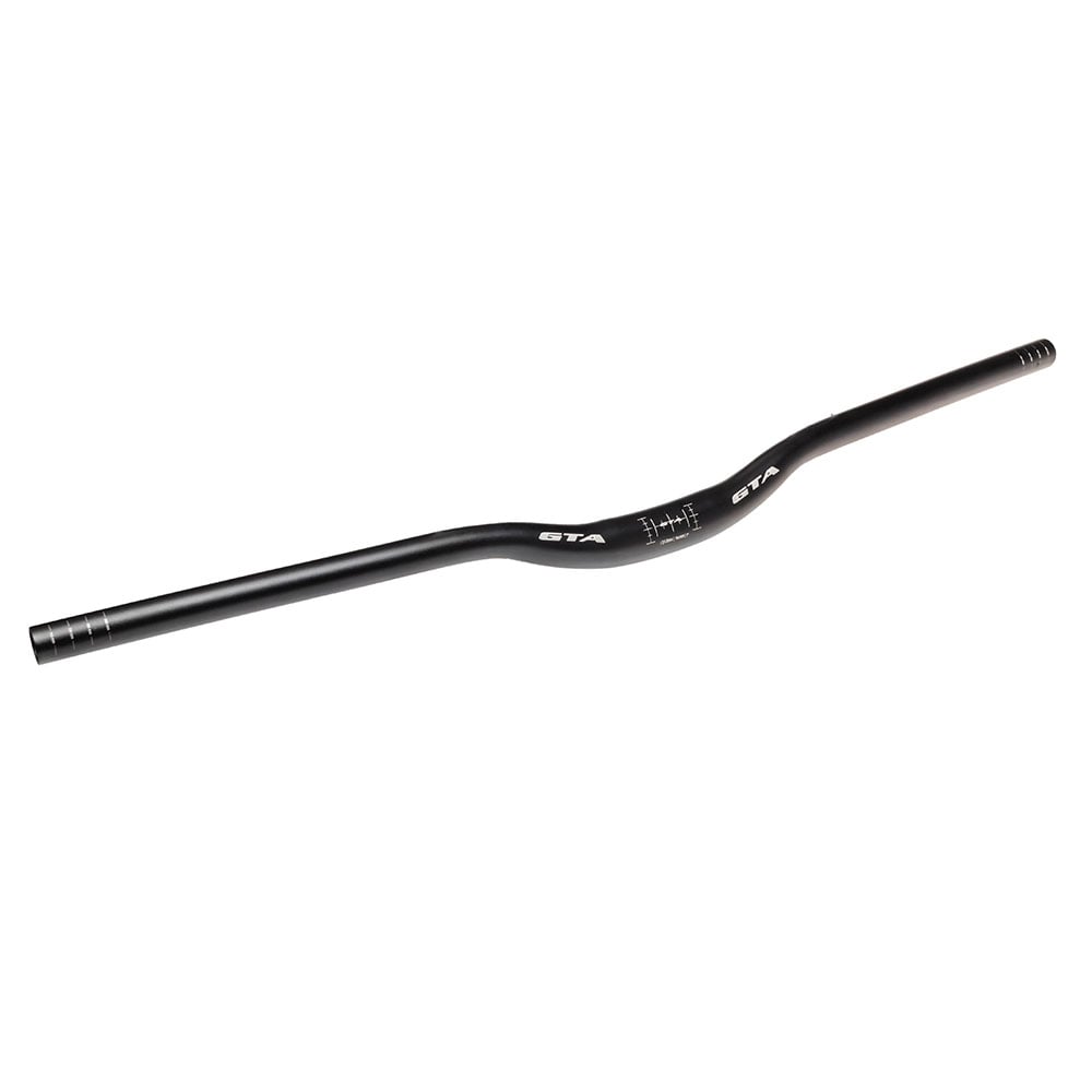 Guidão mtb downhill alumínio 31.8x760x25mm triple butted preto