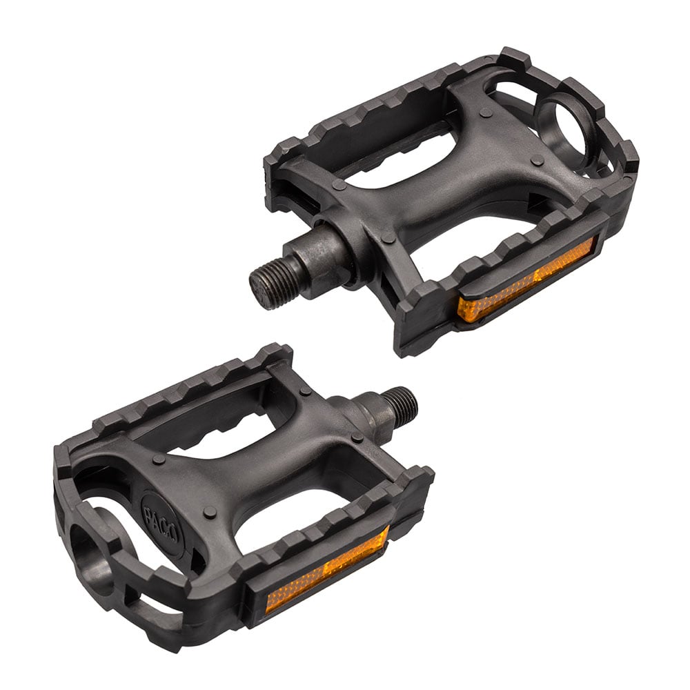 Pedal 1/2 mtb nylon preto com esfera