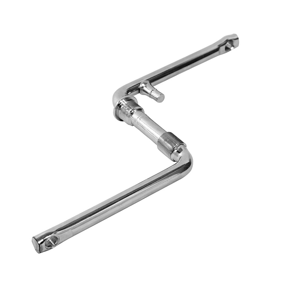 Pedivela 165mm com pino 15mm cromado