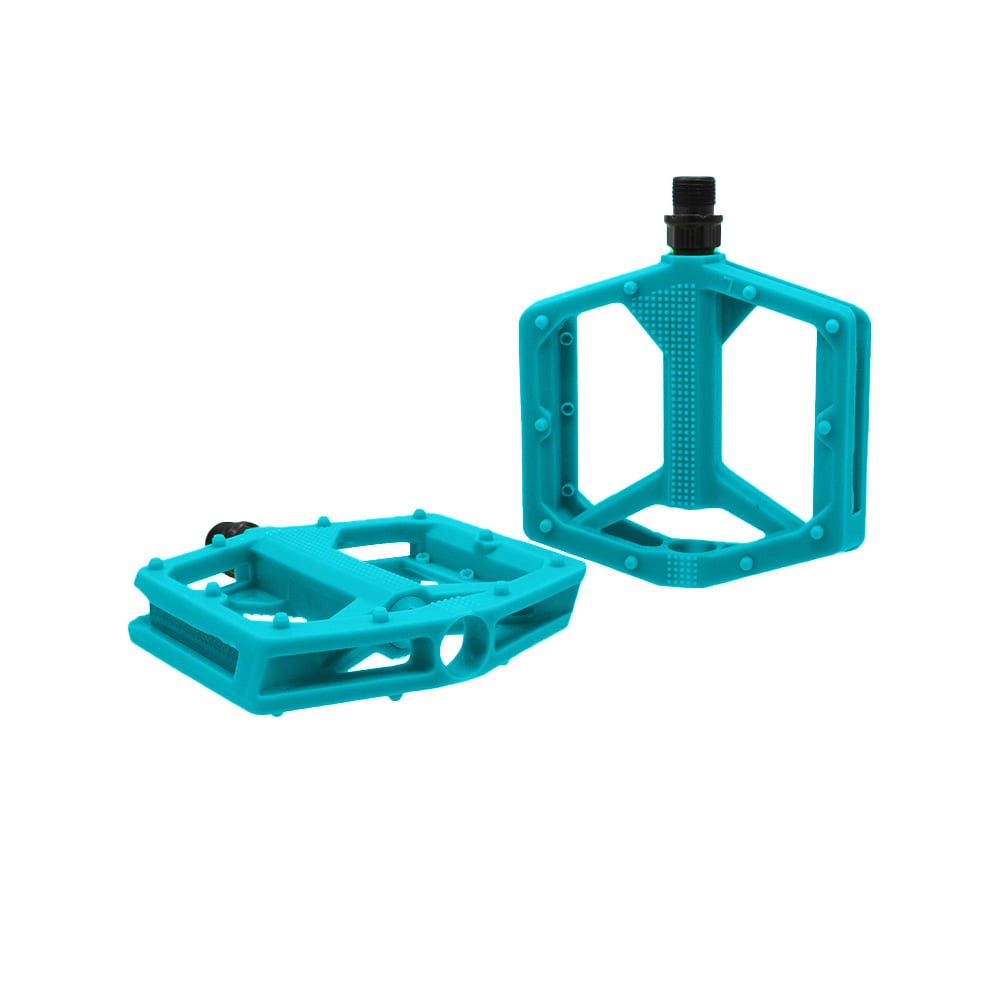Pedal 1/2 plataforma nylon rider acqua com bucha du – foto 2