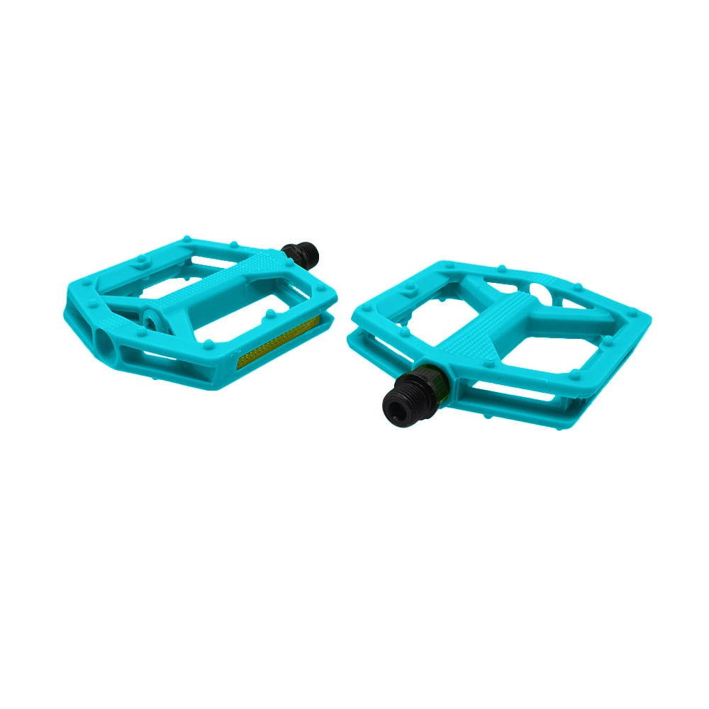 Pedal 1/2 plataforma nylon rider acqua com bucha du