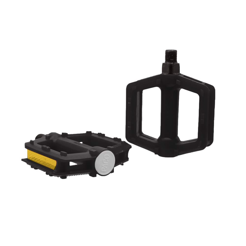 Pedal 1/2 infantil plataforma nylon preto sem esfera – foto 2