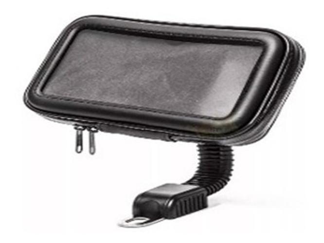 Suporte Bolsa Celular P Moto Prova D'Agua Tomate Mtg-016A