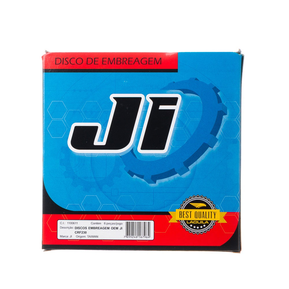 Discos Embreagem OEM JI (6 Peças) CRF 230 – Jogo – foto 2