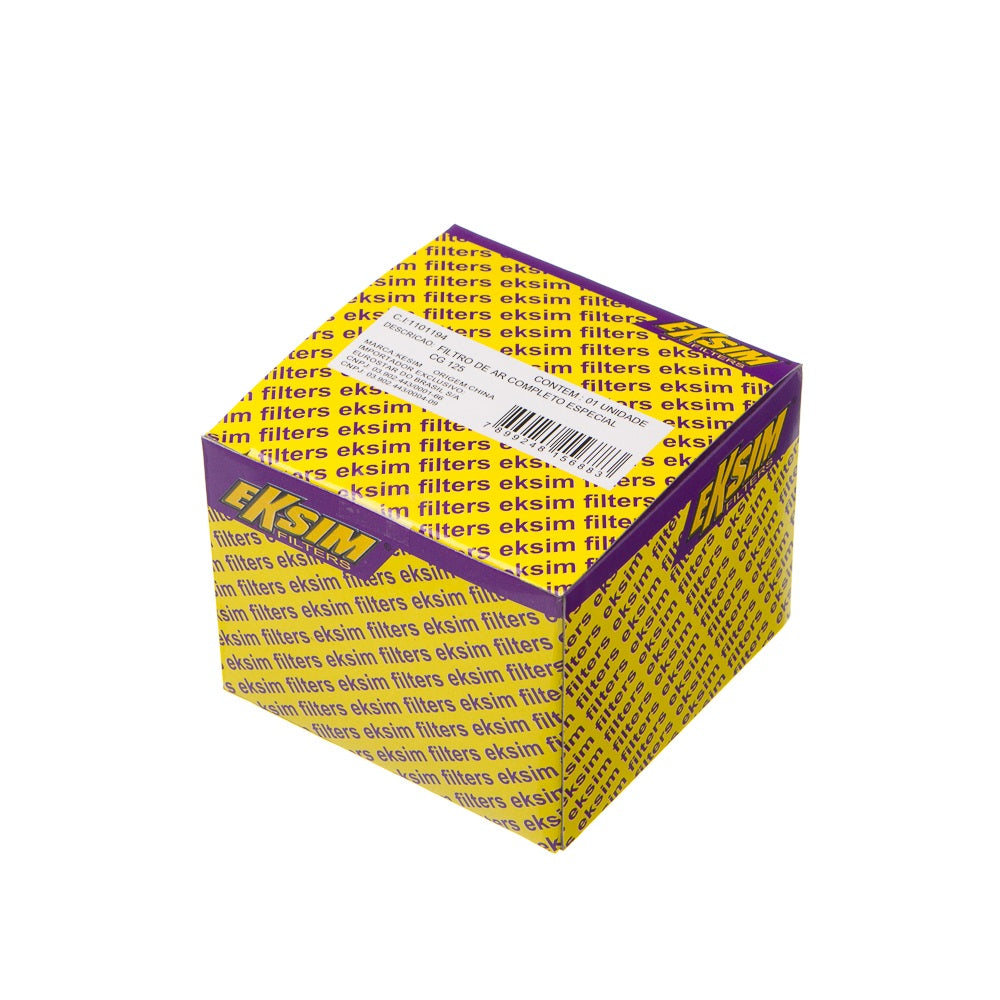 Filtro Ar Completo Especial (Esportivo - 42mm) Eksim CG 125 – foto 2