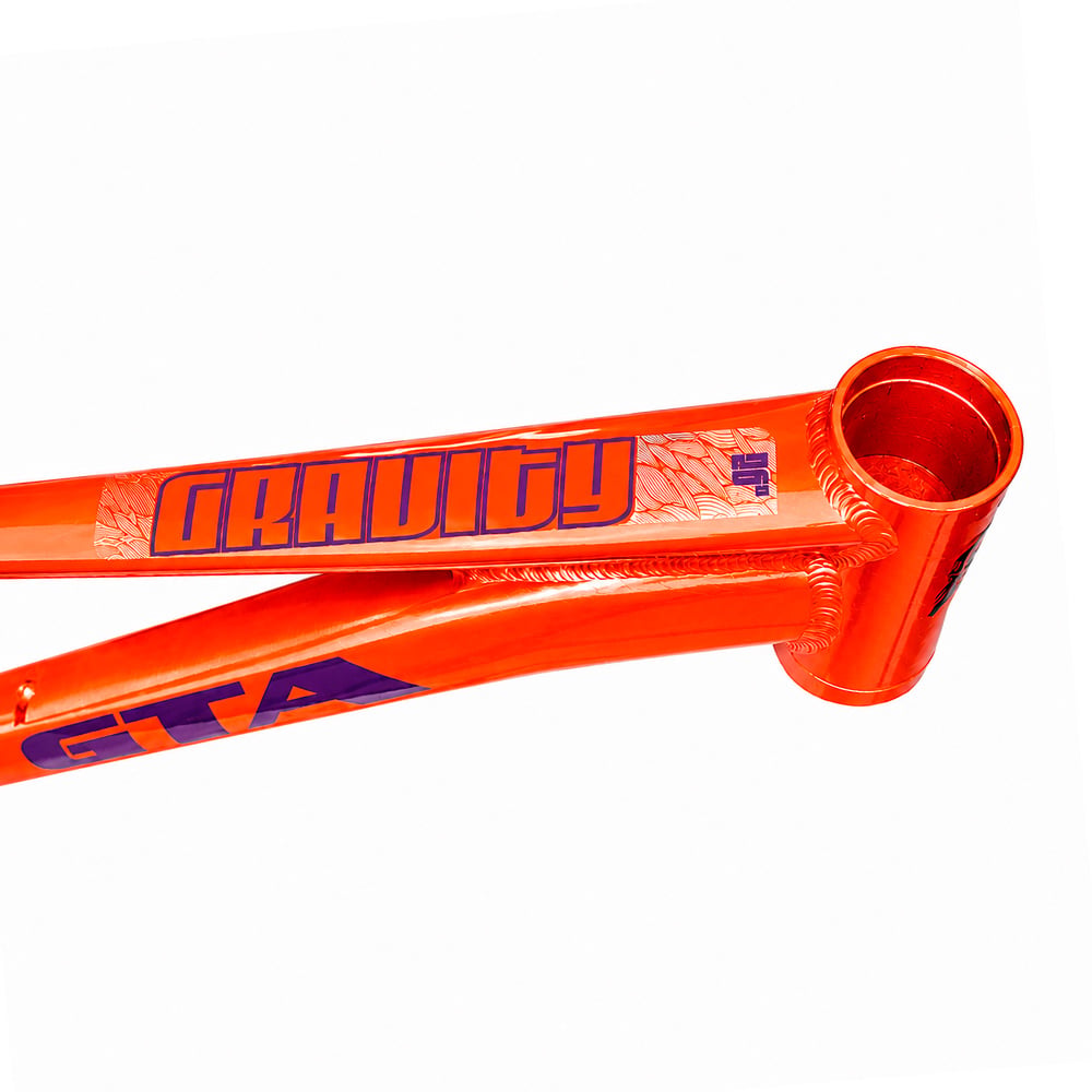 Quadro 26 al freeride gravity laranja + kit – foto 4