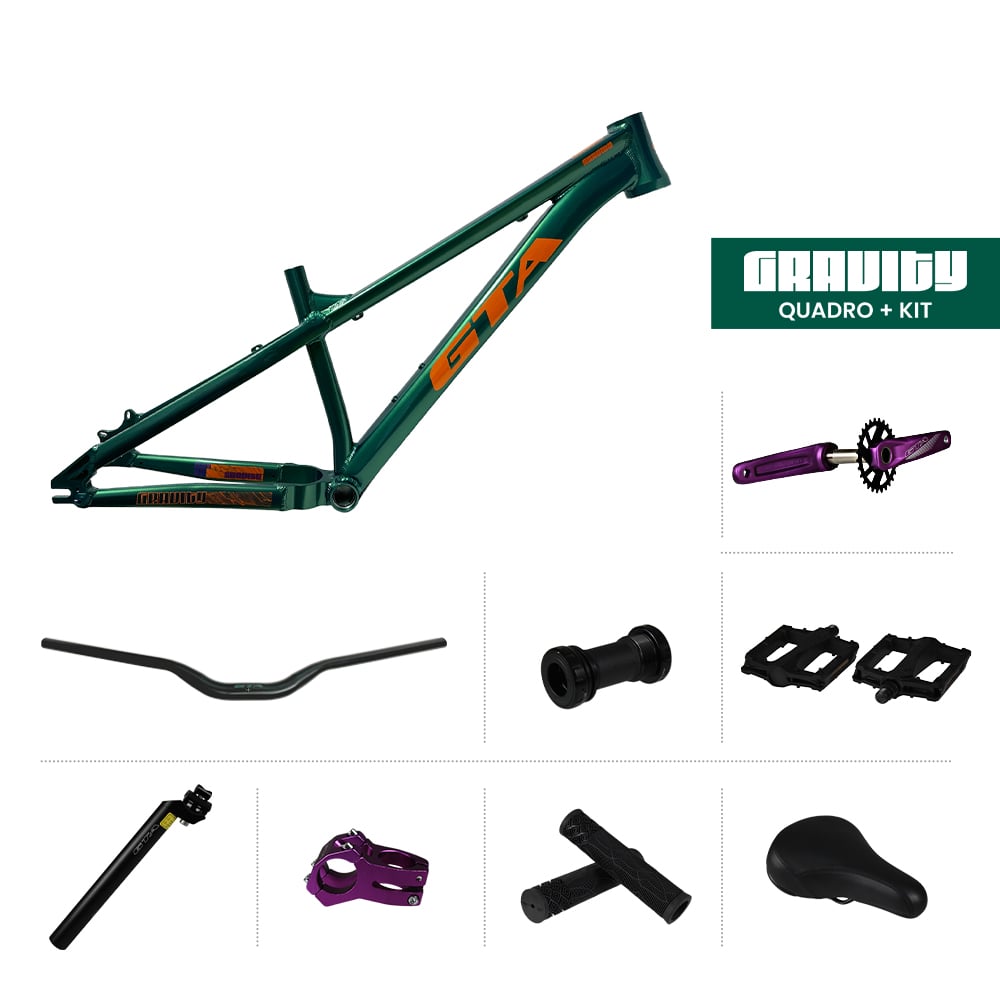 Quadro 26 al freeride gravity VERD + KIT