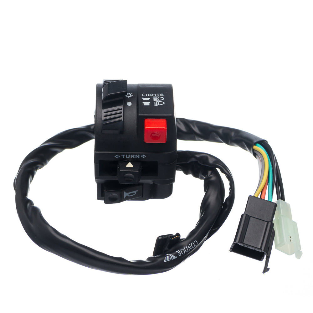 Conjunto Interruptor LUZ Condor L. Esquerdo Bros 125 ES 2003/2005 - Bros 150 ESD 2003/2005 – foto 1