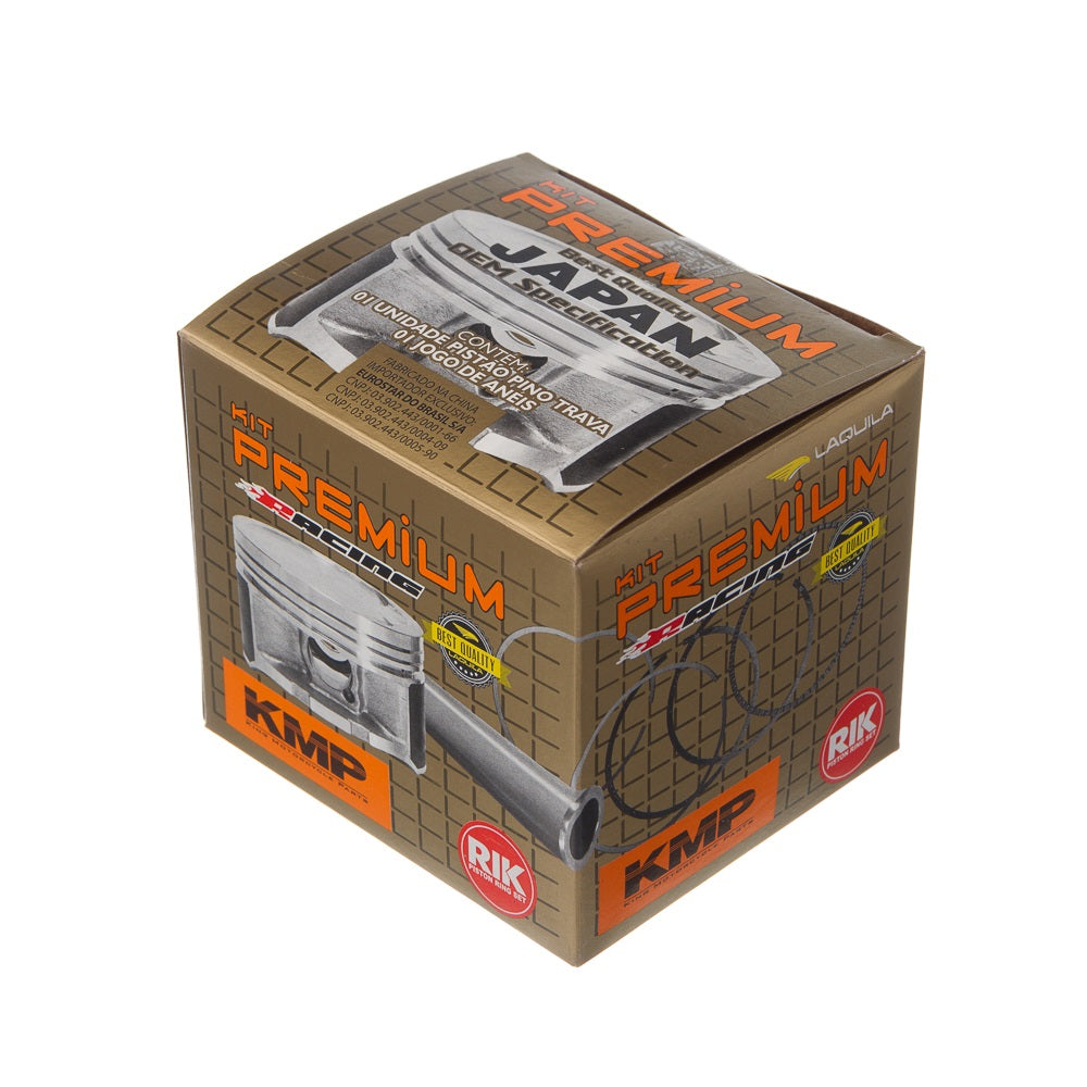 Pistão Kit com Anel RIK Premium Bros 150 03 a 05 OHC 3.50 (Competição - Taxado Diâmetro 67.00mm) – foto 2
