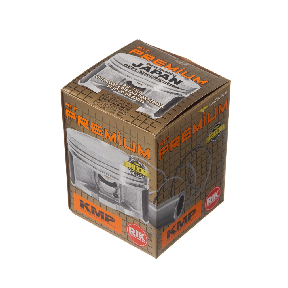 Pistão Kit com Anel RIK Premium CG 160 - Bros 160 – foto 4