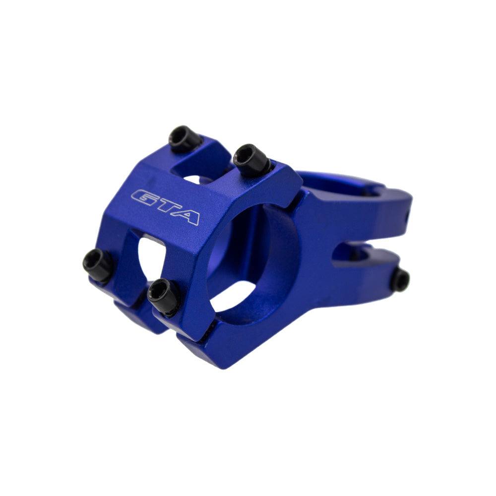 Suporte de guidão em alumínio aheadset 45mm 0° 31.8mm azul – foto 2