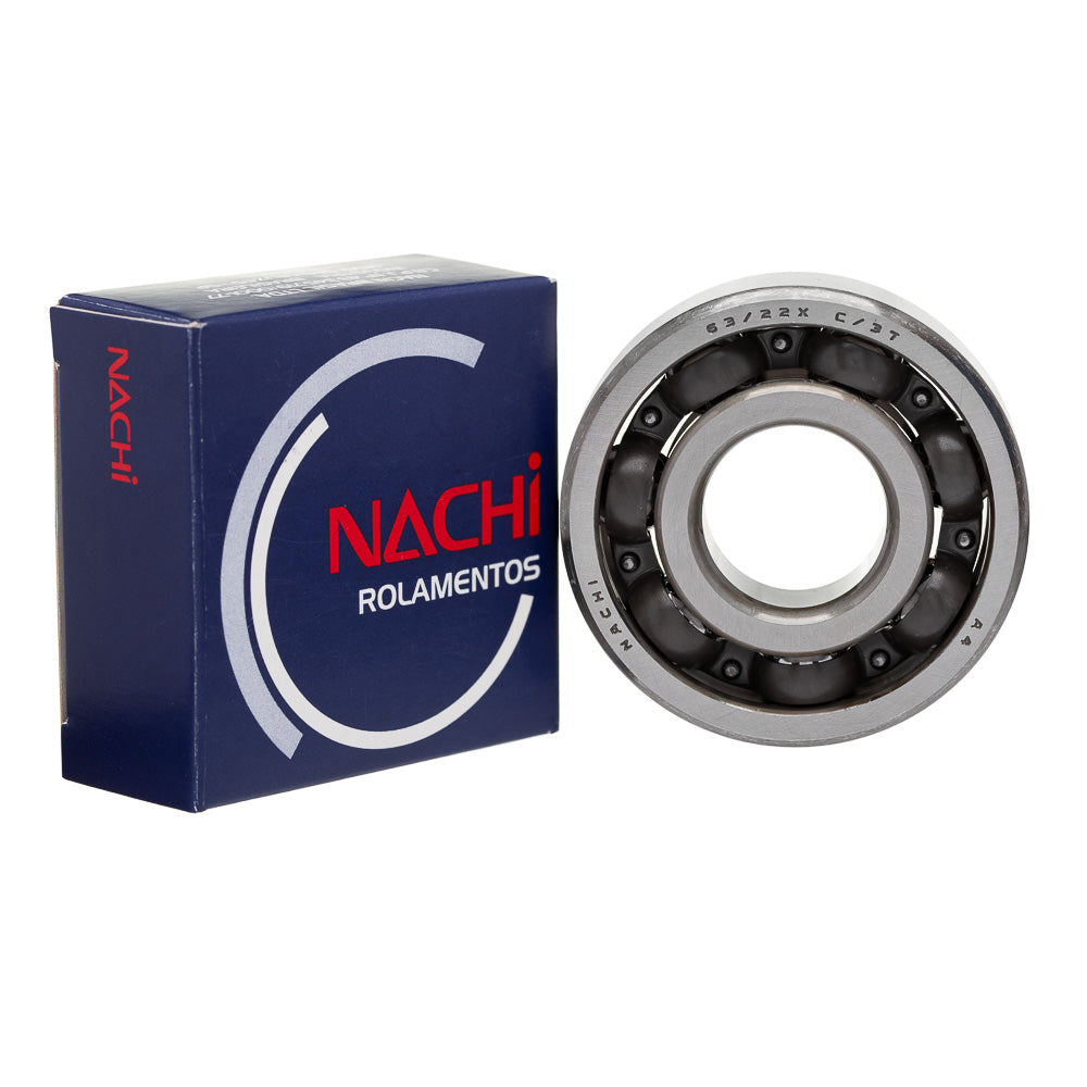 Rolamento Nachi 63/22 C37 Virabrequim Direito Biz 125 – foto 3