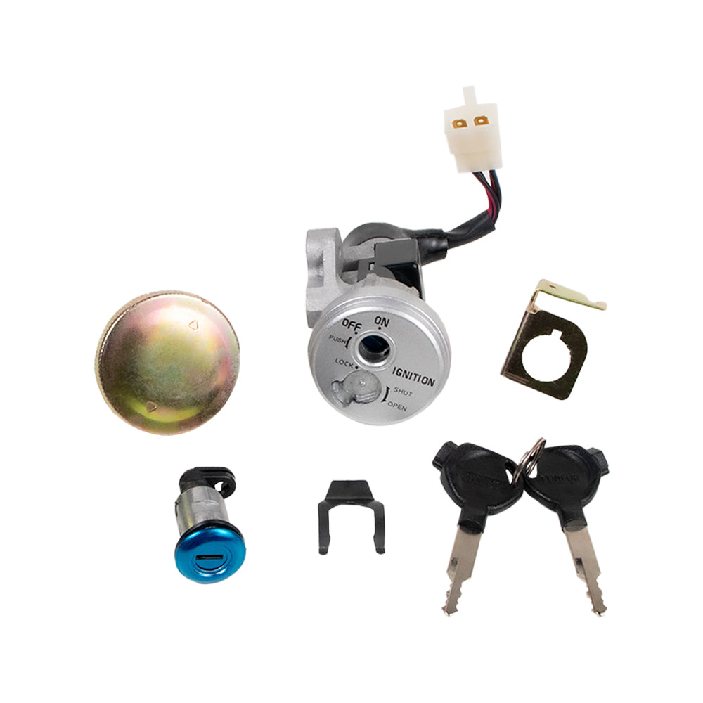 Chave Ignição (Kit Conjunto Travas) Condor Biz 125 09/15 – foto 1