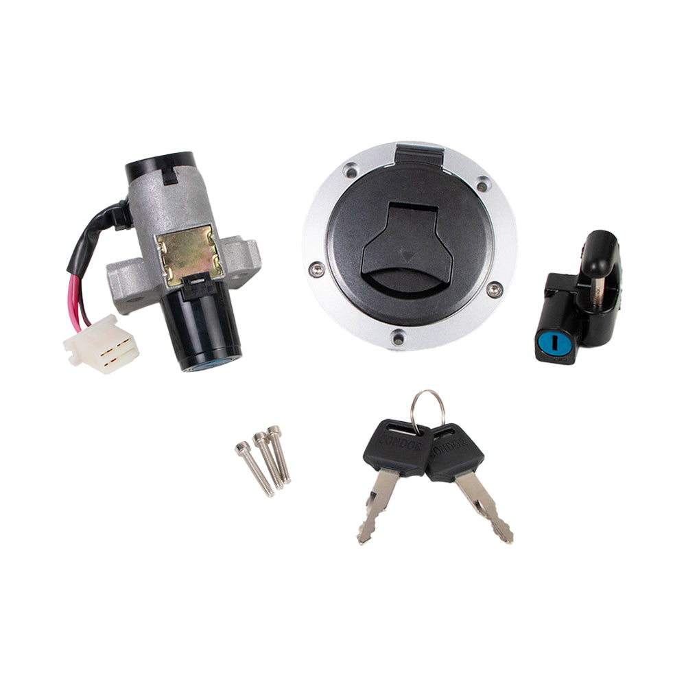 Chave Ignição (Kit Conjunto Travas) Condor Bros 160 18/ – foto 1
