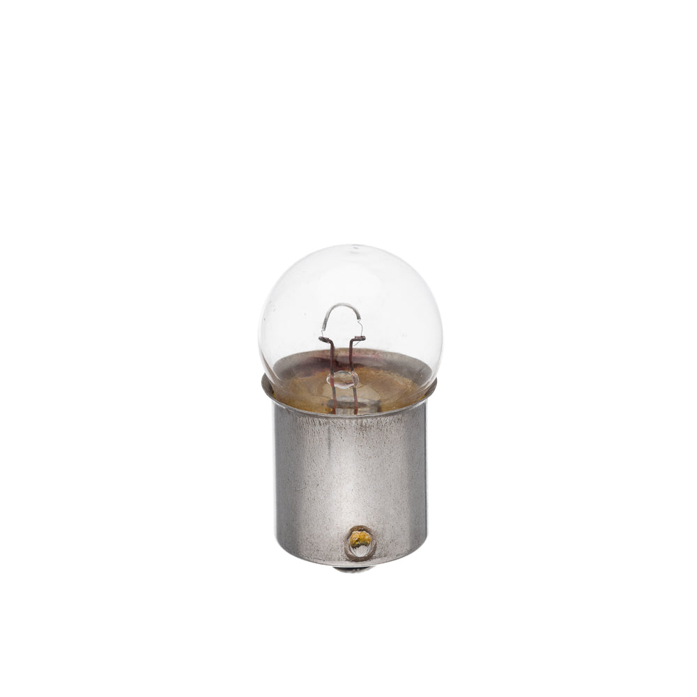 Lâmpada Pisca Keisi 12V 10W CG 125 Base Ferro (Vidro Cristal - Soquete Base Ferro BA15S / R10W- 01 Polo) – foto 1