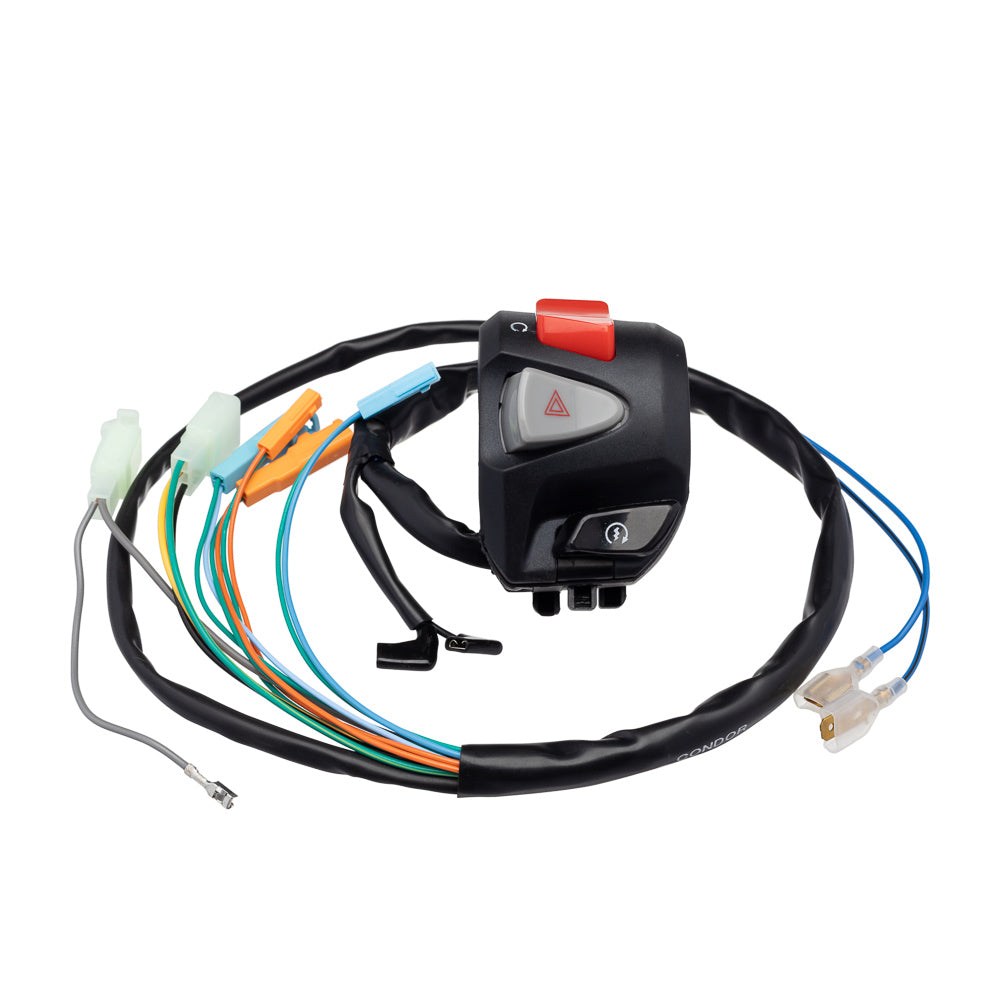 Conjunto Interruptor Emergência e Partida Condor com Alerta CG 160 2016/ Buxi – foto 1