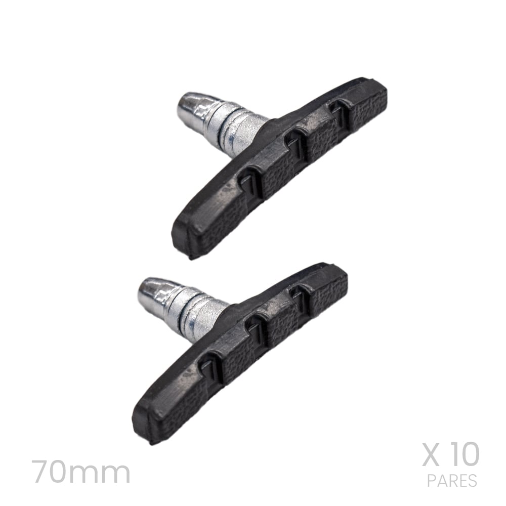 Sapata para freio vbrake 70mm orbital borracha natural (pacote com 10 pares ) – foto 3