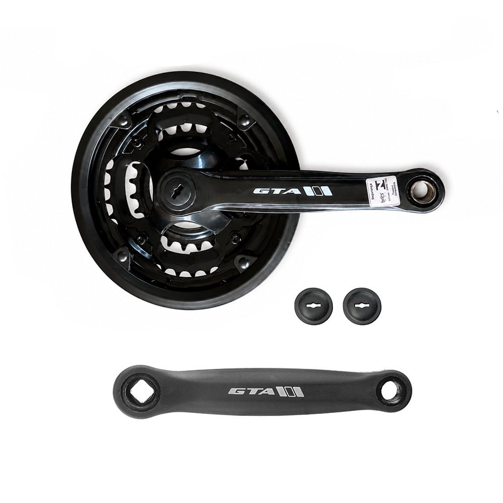 Pedivela triplo 24/34/42 dentes com braço de aço com 170mm – foto 2