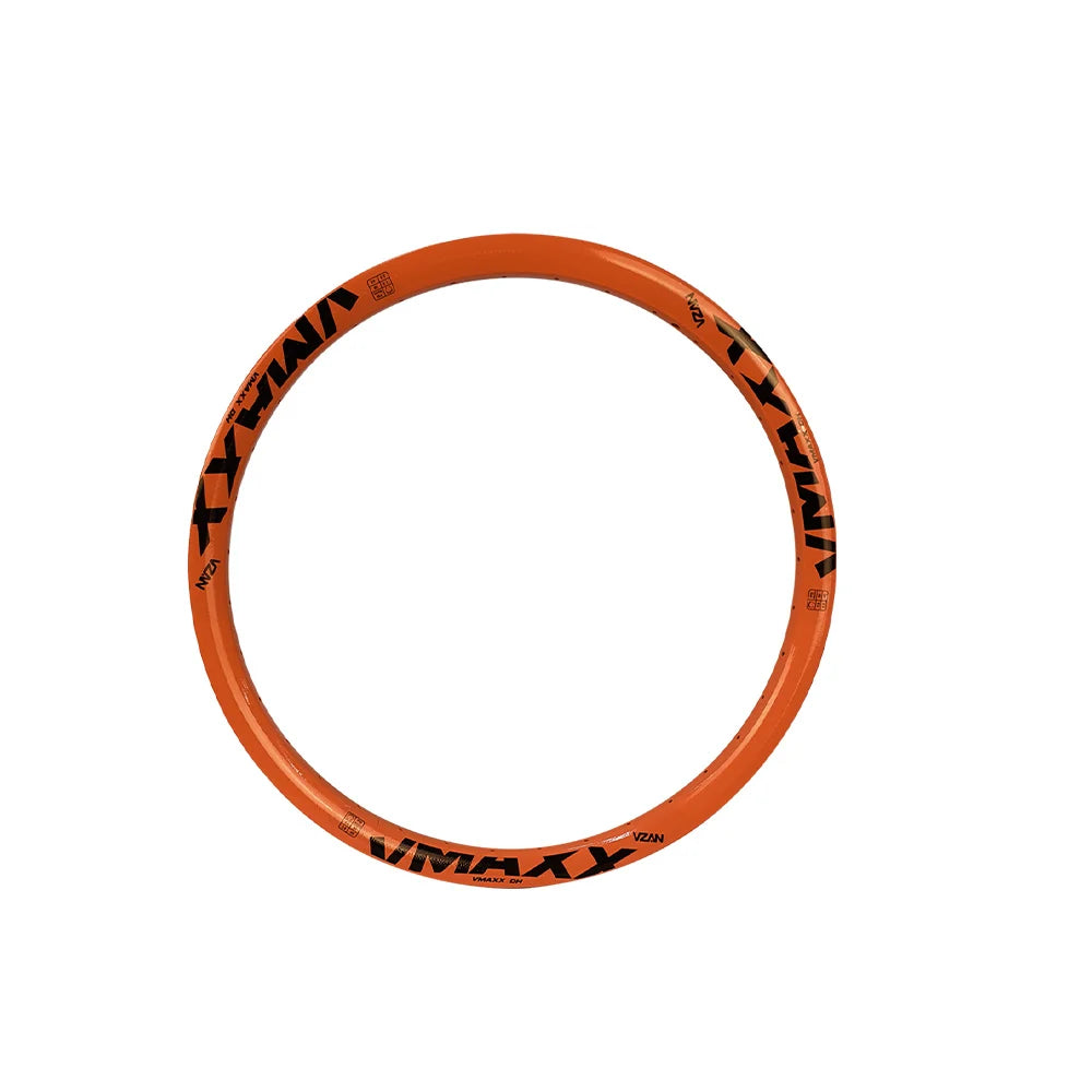 Aro 26 vmaxx 36 furos laranja neon com adesivo preto – foto 2