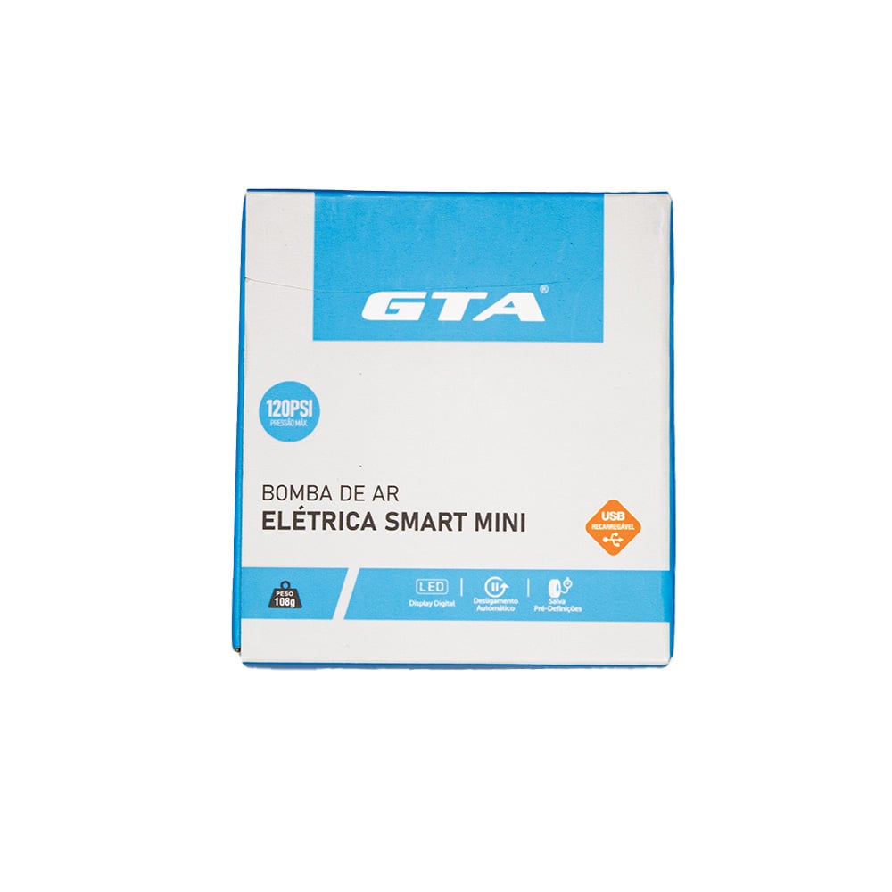 Bomba de ar portátil automática smart mini 120 psi com bateria de 500mah sem fio – foto 4