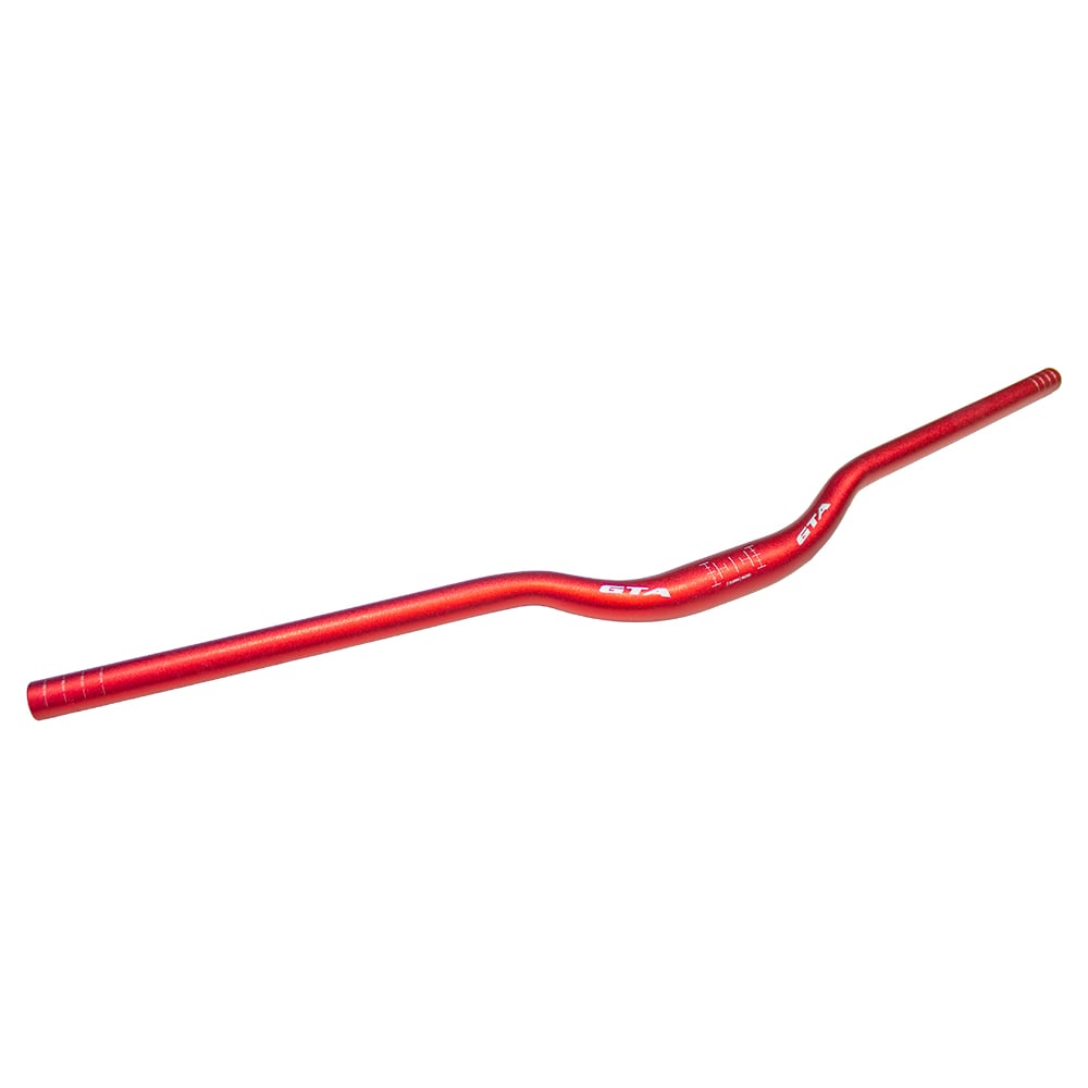 Guidão mtb downhill / freeride voador alumínio 31.8x800x35mm butted vermelho – foto 4