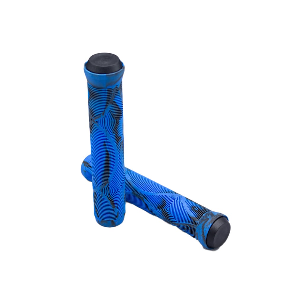 Manopla 165mm preto e azul par