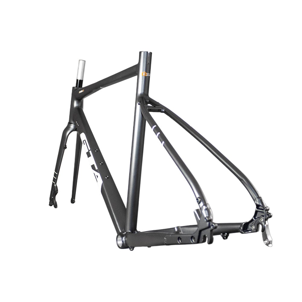 Quadro gravel across 2.0 tamanho 54 grafite + kit – foto 3