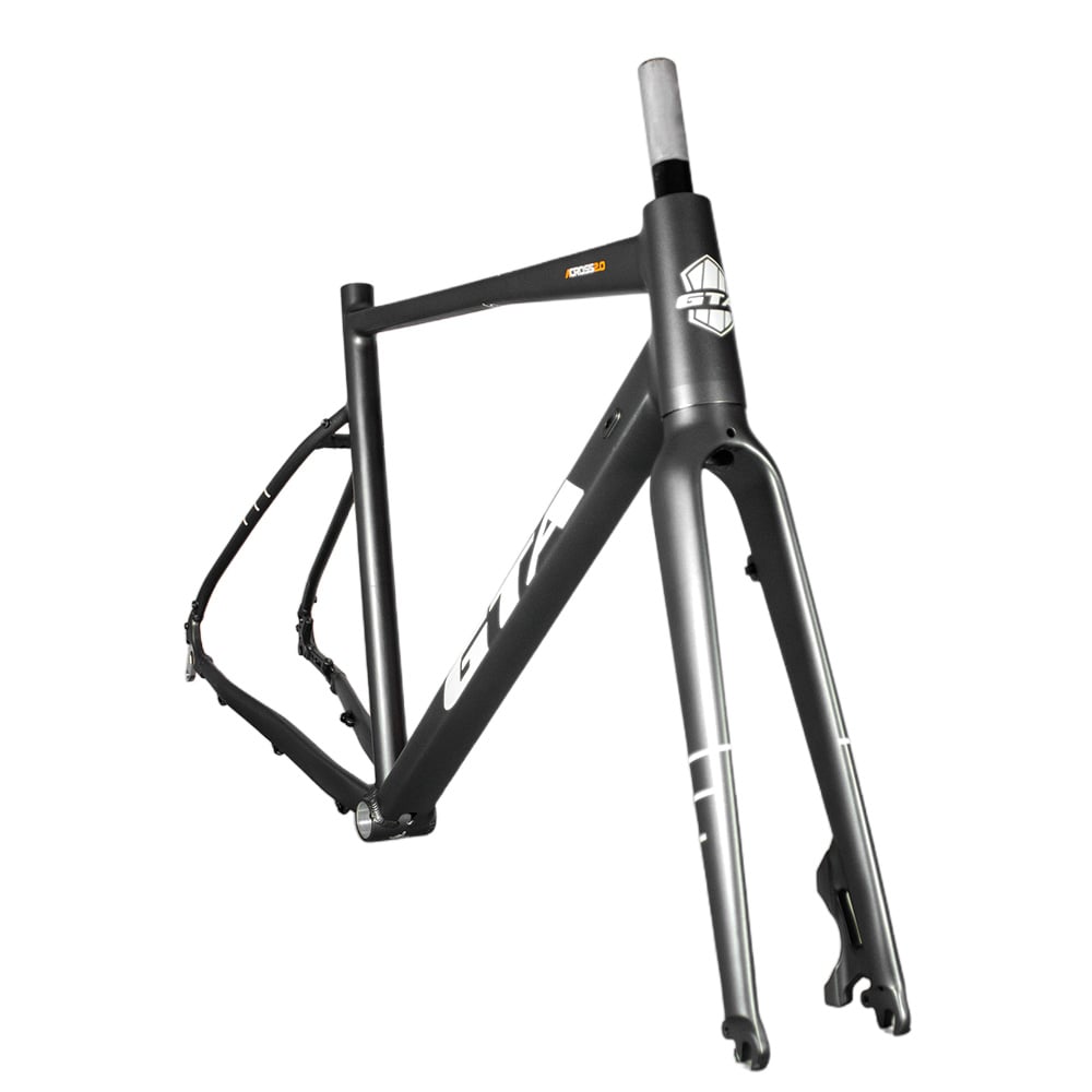 Quadro gravel across 2.0 tamanho 56 grafite + kit – foto 2