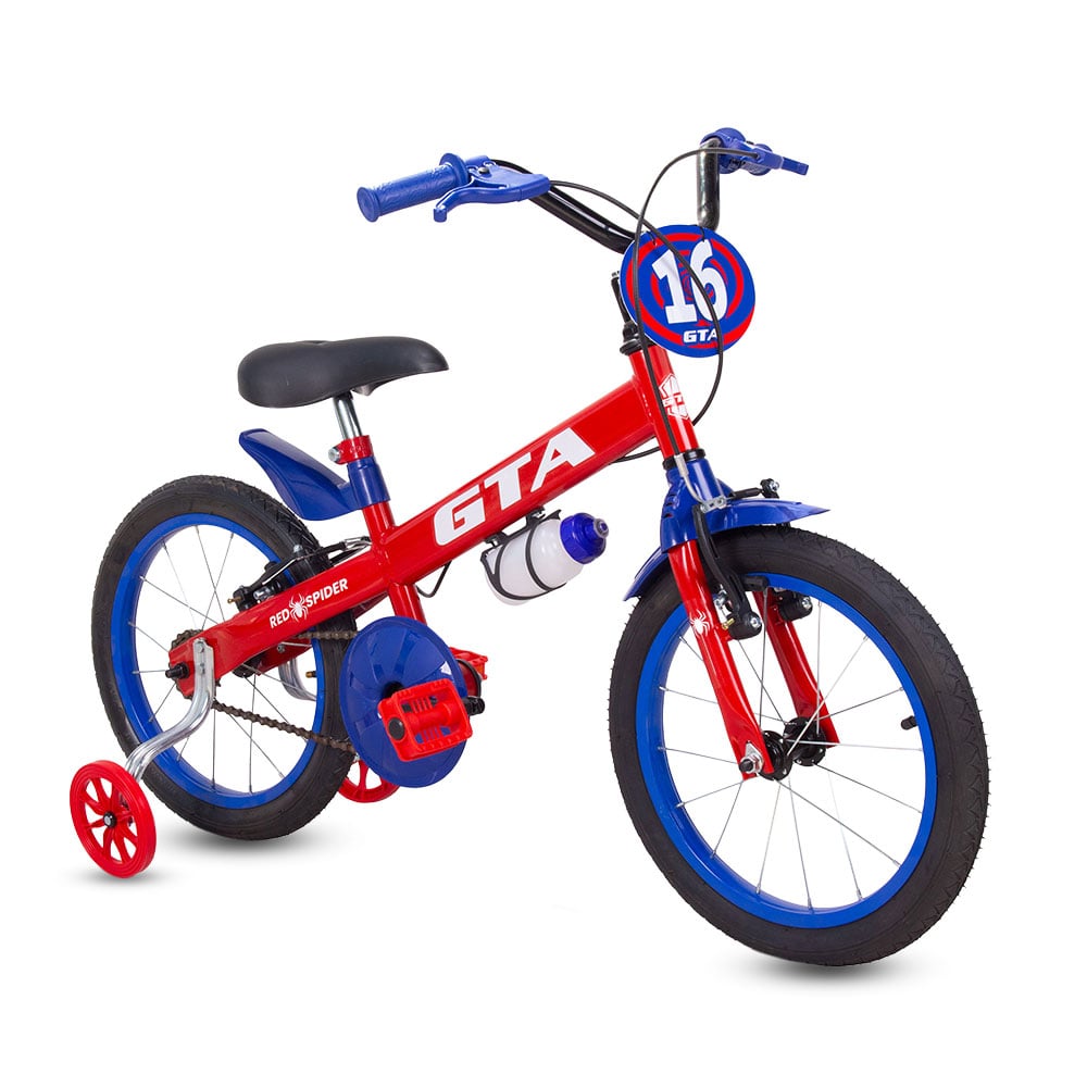 Bicicleta infantil aro 16 gta red spider
