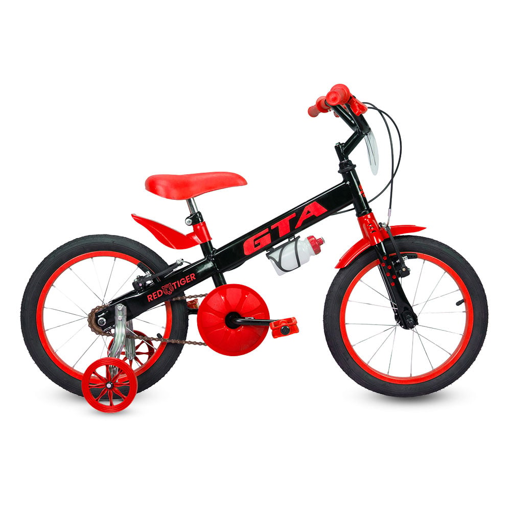 Bicicleta infantil aro 16 gta red tiger – foto 2