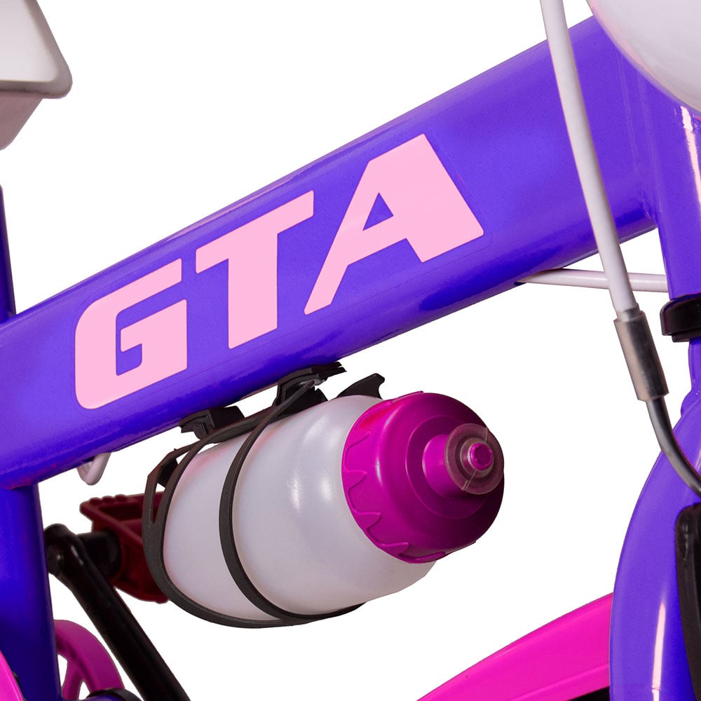 Bicicleta infantil aro 16 gta purple flower – foto 3