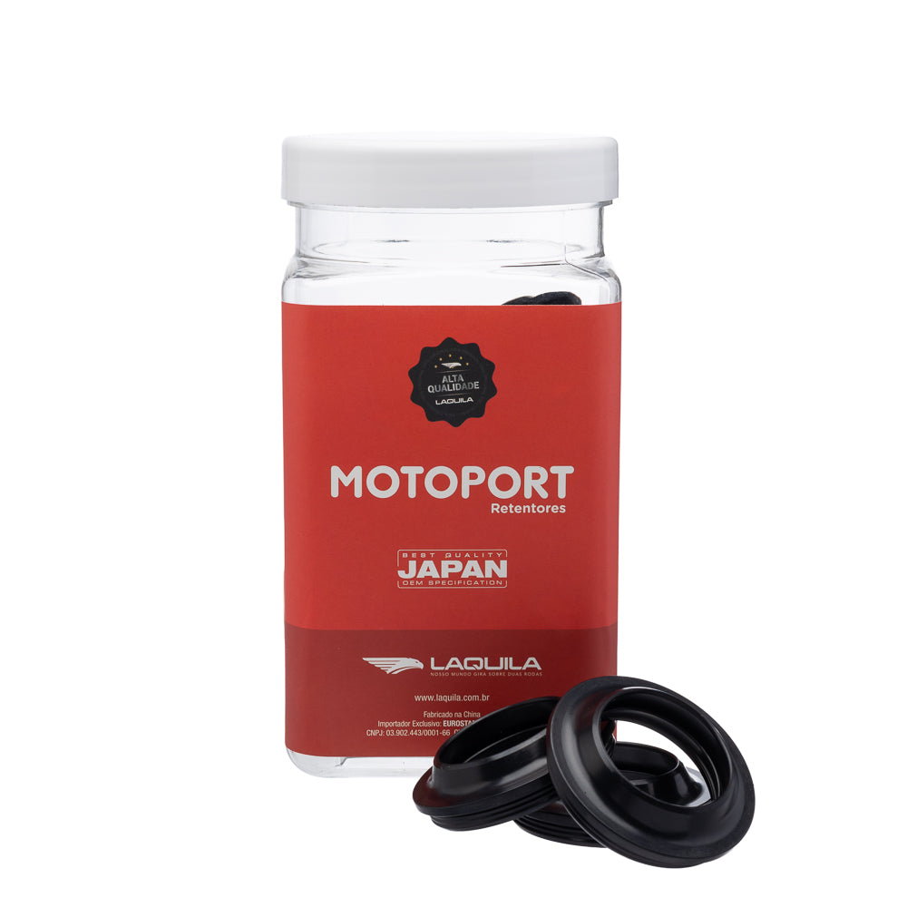 Retentor Bengala Superior Guarda-Pó (Pote com 20) Motoport XTZ 125 2003/2016 (Somente a Parte Superior)