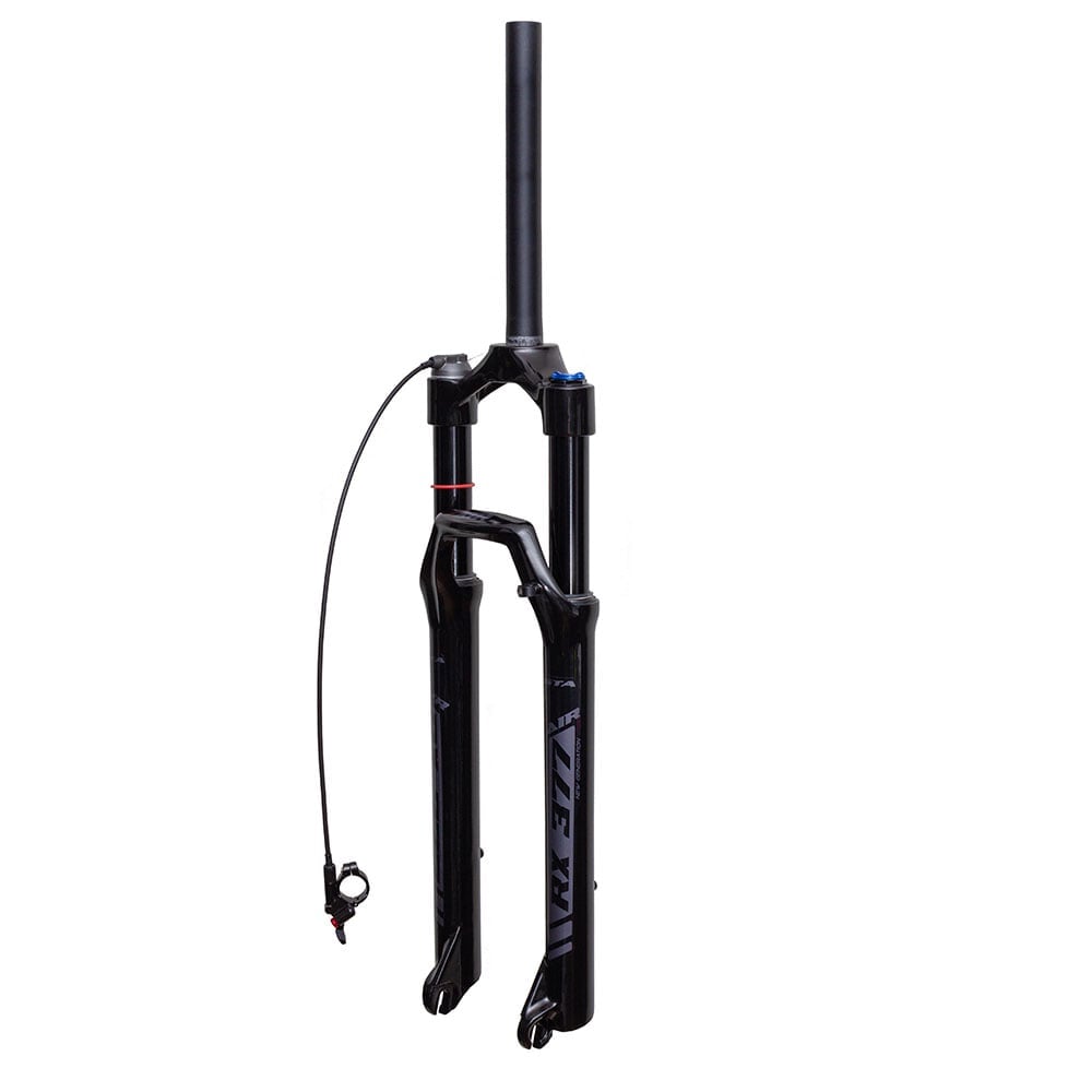 Suspensão 29 rx black ar/óleo com canelas em magnésio 100 mm curso com trava remota – foto 2