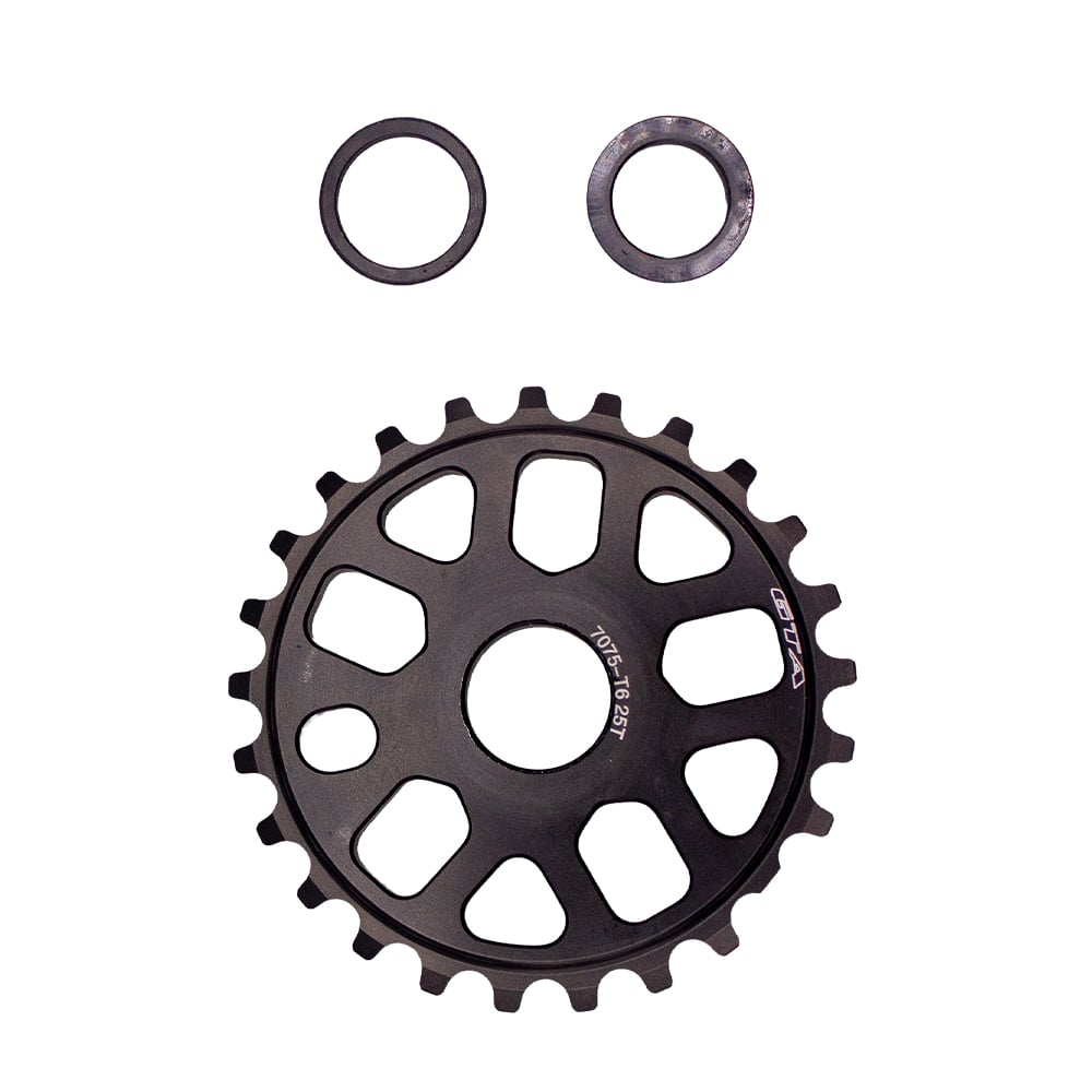 Coroa full send bmx 25 dentes em alumínio 7075t6 usinada cnc – foto 2