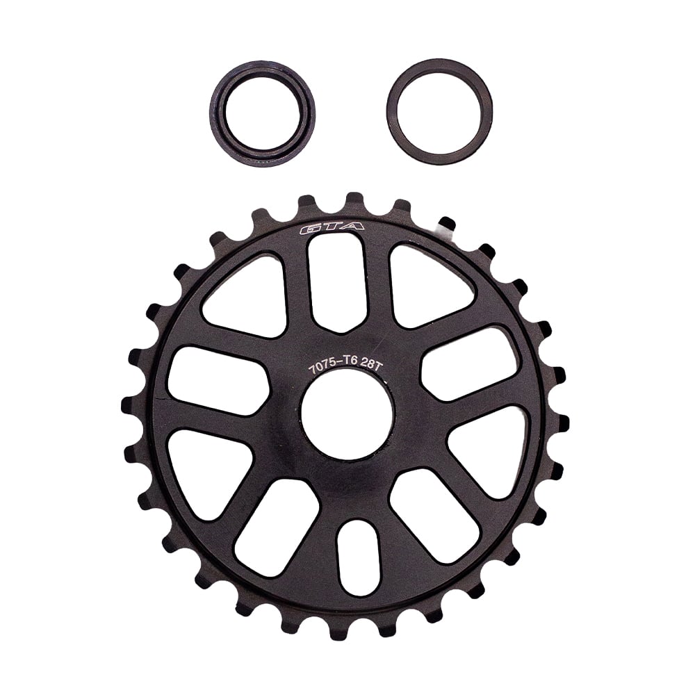 Coroa full send bmx 28 dentes em alumínio 7075t6 usinada cnc – foto 2