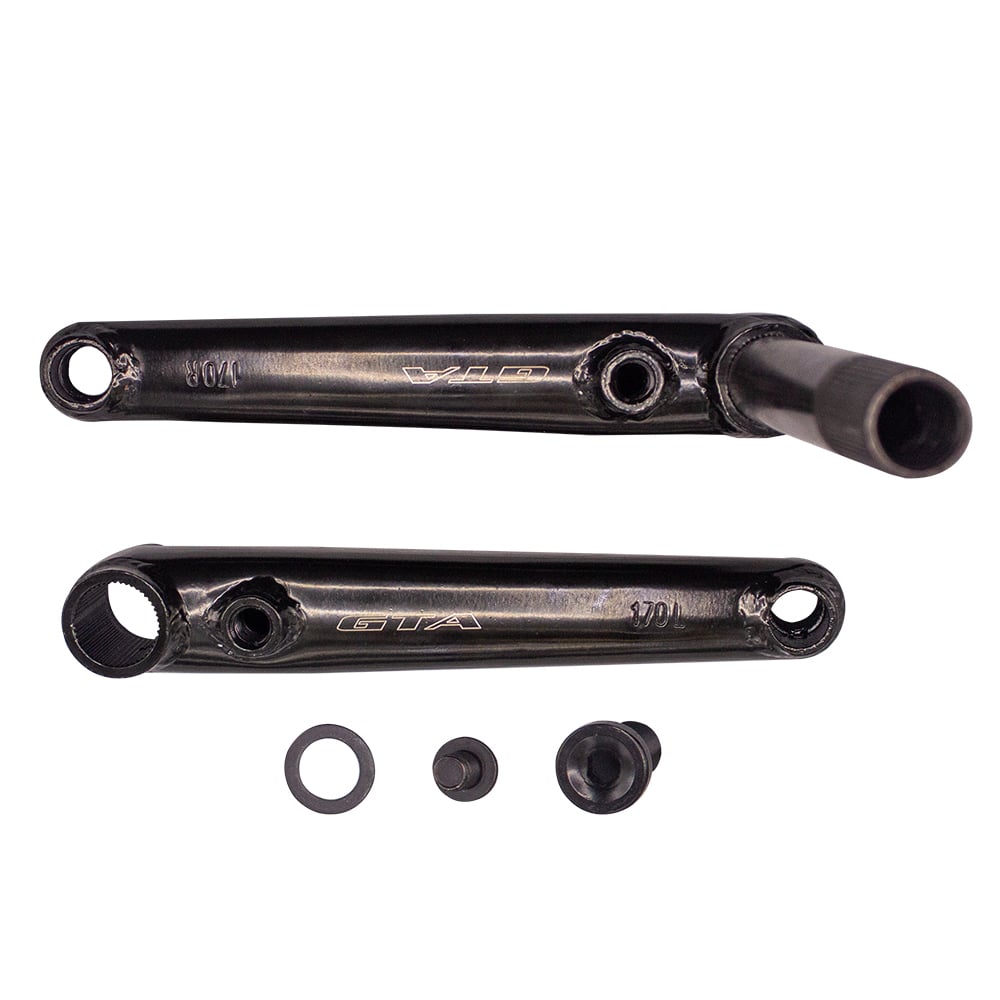 Pedivela bmx 3pcs com braço 170mm rhd/lhd com eixo 48 estrias de 22mm em crmo 4130 – foto 3