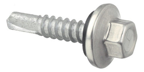 Parafuso Autoperfurante Com Capa Inox 302 12-1/4 14x4 Tcp4