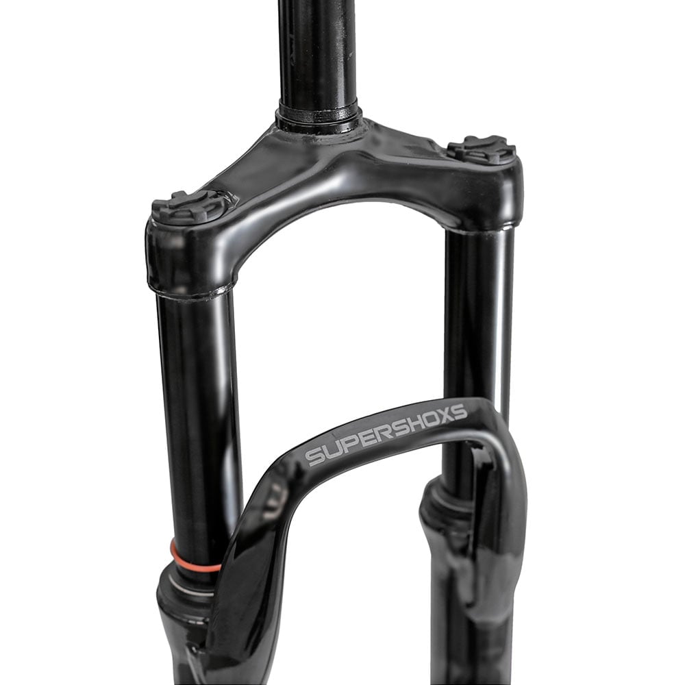 Suspensão 26 aço ahead set 28.6mm preta com canelas de 38mm e travel de 80mm paco – foto 4