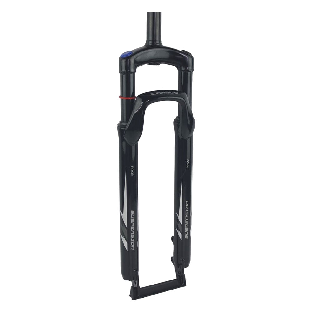 Suspensão 26 aço ahead set 28.6mm preta com canelas de 38mm e travel de 80mm paco
