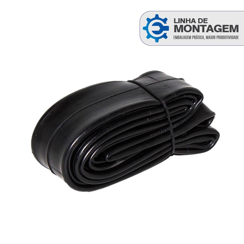 Câmara 29x1.95/2.125 borracha butílica válvula americana 48mm - Embalagem Linha de Montagem