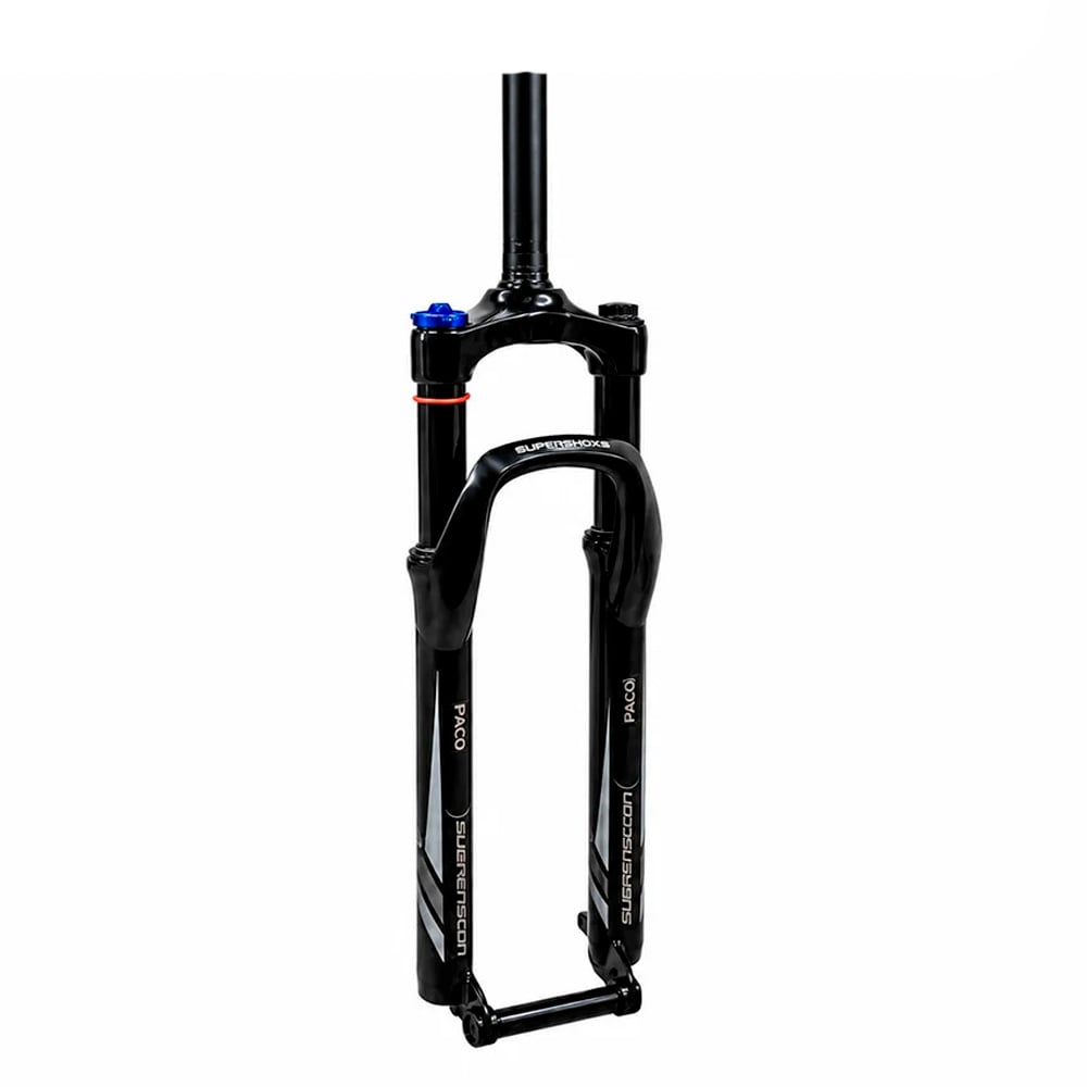Suspensão 29 aço ahead set 28.6mm com regulagem (preload) e trava mlo com curso 80mm