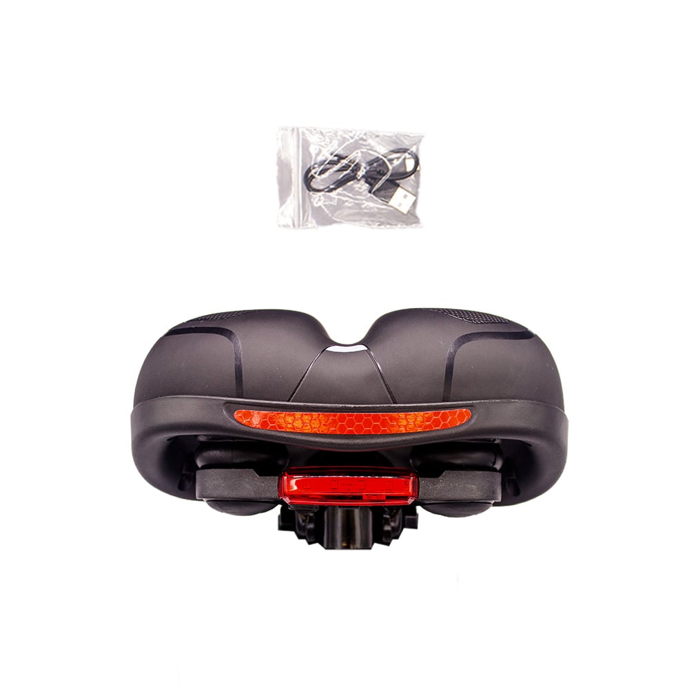 Selim comfort gel tech com elastômeros e sinalizador – foto 2