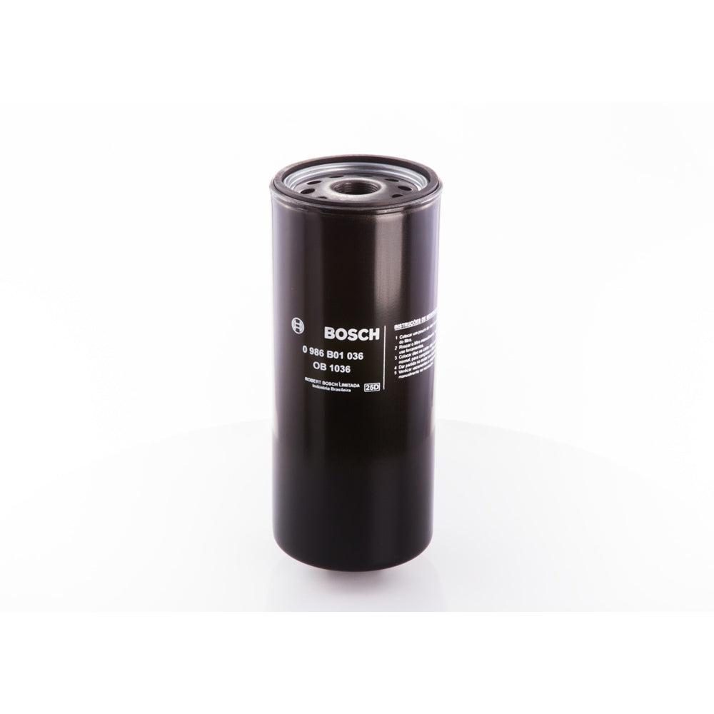 Filtro de Óleo Bosch 0986B01036 Scania L94 UB 260/R 480/T 124/K230 B/K114 IB 340/K310 B/G 380/K380 B/T 112/P 124/R 380/K 124 IB 420/G 420/R 124/P 94
