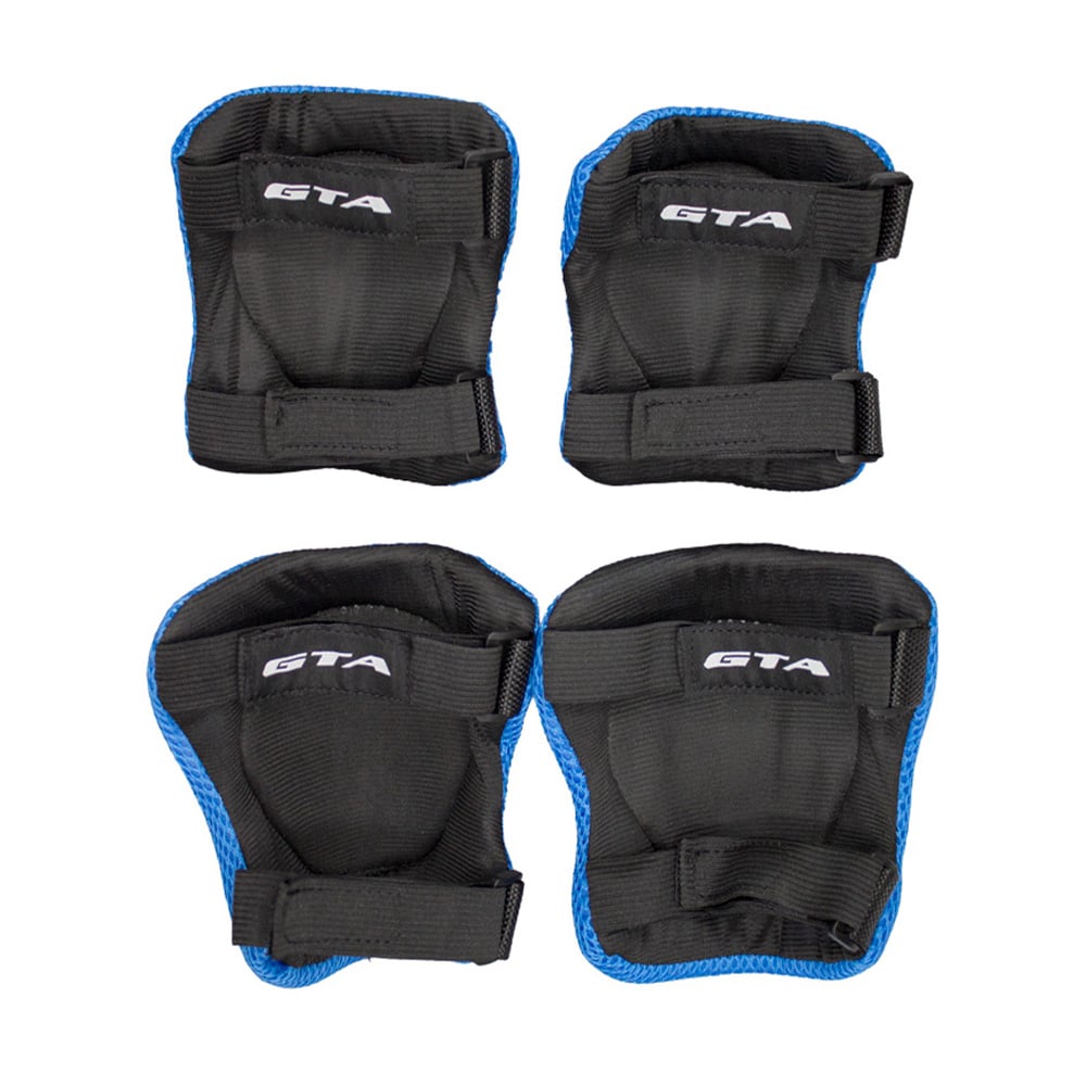 Kit proteção infantil azul cotoveleira + joelheira – foto 2