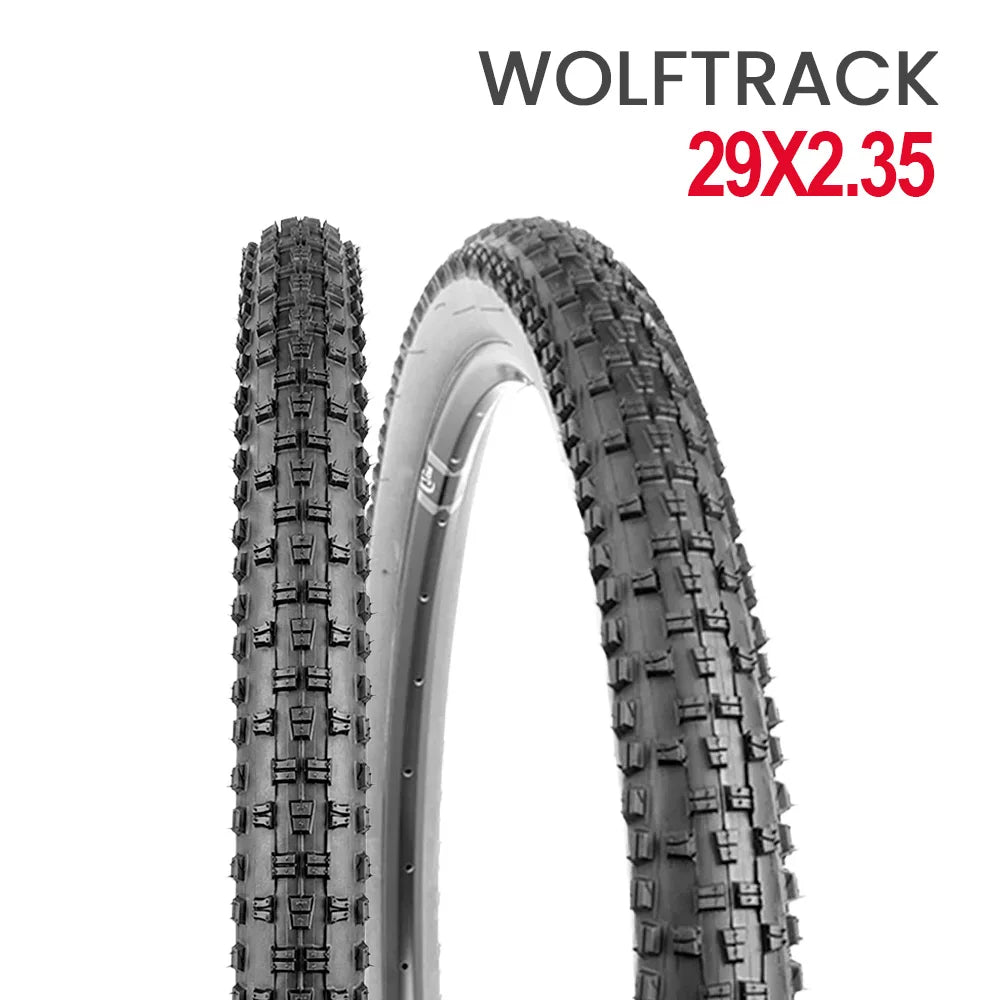 Pneu 29 x 2.35 tubeless 60tpi modelo wolftrack preto kevlar